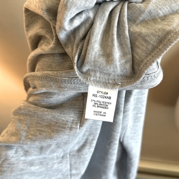 Zenana Maxi Dress Size XL Flowing Loose Fit Heather Gray Side Pockets Stretch - Picture 12 of 14